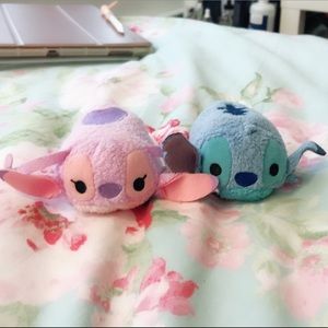 Disney Angel&stitch Tsum-Tsum 2 Set